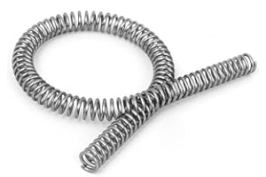 TA-VIGOR TOP-Vigor Compression Spring 10mm OD 1.5mm Wire Size, 305mm Free Length, Stainless Steel Compression Spring Assortment Dual Hook Extension Spring for Home Repair Projects or DIY