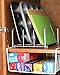 DecoBros 2PK Under Shelf Basket Wrap Rack, White
