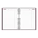 Brownline 2017 CoilPro Daily Appointment Book, Bright Red, 10.125