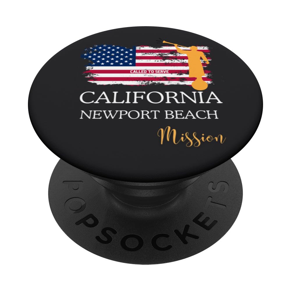 California Newport Beach Mormon LDS Mission Missionary Missi PopSockets Swappable PopGrip