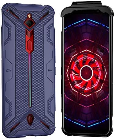 GKK Case for ZTE Nubia Red Magic 3 Case - Heat Dissipation Design - Precise Cooling Vent - Soft TPU Protective Cover (Blue)