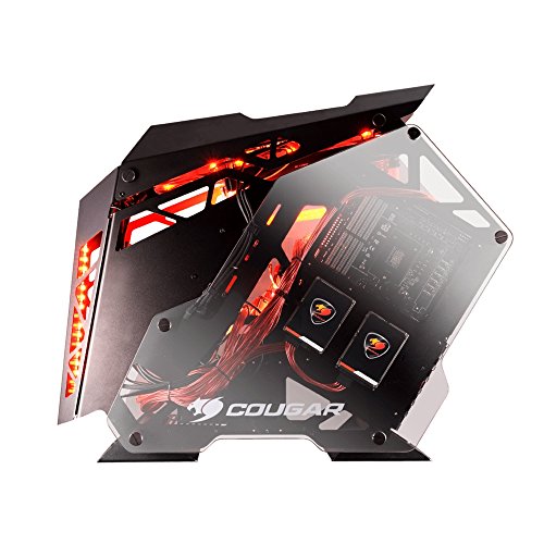 Cougar-CONQUER-ATX-Gaming-Case-Mini-ITX-Micro-ATX-PC-Case-ATX-Computer-Case-Mid-Tower-Tempered-Glass-Fan-and-Water-Cooling-Support