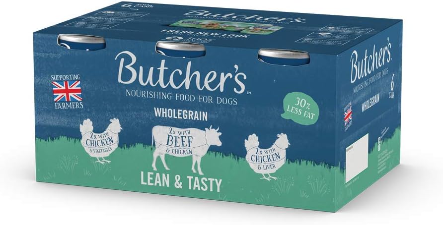 BUTCHER'S Lean and Tasty Low Fat Recipes Wet Dog Food Tin Cans Variety pack, 9.6kg (24 x 400g), Wholegrain Tins, 9.6 kg (Pack of 1) - Image 4
