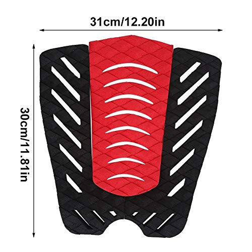 Wolfgo Surfboard Traction Pad-1 Set EVA Anti-Slip Surfboard Traction Pads Tail Pad Surfing Sports Accessories