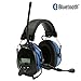Noise Reduction Wireless Earmuffs with Bluetooth AM FM Digital Radio and Microphone,NRR 25dB Professional Ear Hearing Protection Headphones,Electronic Ear Defenders for Working Mowing Construction