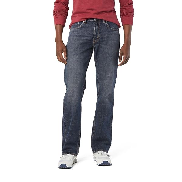 LEVI STRAUSS SIGNATURE GOLD MEN’S RELAXED FIT FLEX...