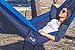 Double Camping Hammock- Best Lightweight & Portable Two Person Hammock Set –Aluminum Wiregate Carabiners, 2- 16 Loop Tree Straps & Compression Strap- Holds 500 LBS -Ideal for Travel -Dark Blue Middle