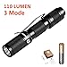 LUMINTOP LUM-6250 Copper Tool AAA Mini EDC Flashlight with 1 X AAA Battery Handheld Flashlight Keychain Flashlights (Tool AAA Cree)