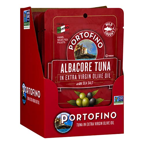 Portofino Albacore Tuna in Extra Virgin Olive Oil with Sea Salt, 2.5 Oz