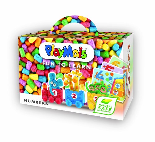 PlayMais Fun to Learn Numbers - Arts and Crafts Building Box - Educational Toys