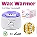 Wax Warmer Melting Pot Electric Hot Wax Heater for Facial Hair Removal Total Body Brazilian Waxing Salon or Self-waxing Portable Plug in Full Size Single Paraffin Can and All Types of Hair Removal Wax