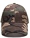 Beurlike Ponytail Baseball Cap High Bun Ponycap Adjustable Mesh Trucker Hats(Camo)