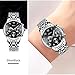 Watch,Mens Watches,Mens Fashion Stainless Steel Casual Waterproof Chronograph Quartz Wrist Watch