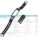 Beasyjoy Fitness Tracker with Heart Rate Monitor Waterproof Sports Bracelet Activity Run Exercise Tracking Armband Step Walking Counter Wireless Wristband Pedometer for iOS and Android Black