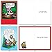 NobleWorks - 10 Assorted Funny Cards for Christmas - Cartoon Humor, Boxed Happy Holiday Notecards with Envelopes - Holly Jolly Rice Cakes A5557XSG-B1x10