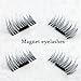Arishine Magnetic False Eyelashes, 0.2mm Ultra-thin 3D eyelashes, Handmade for Natural Look