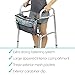 Vive Walker Bag - Accessories Wheelchair Basket Pouch (Water Resistant) - Seniors Caddy Accessory Attachment for Folding, Rolling Walkers - Carry Storage Carrier Tote - Lightweight, Universal Size
