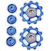 Stylrtop 2 pcs Bike 11T Aluminum Sealed Bearing Jockey Wheel Rear Derailleur Pulleys Fit Shimano SRAM (Blue)