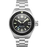 Spinnaker Piccard Men's Automatic Dive Watch &ndash; Seiko NH35 Movement, Stainless Steel Case, Sapphire Crystal, 550m Water Resistant, Stainless Steel Bracelet, SP-5098