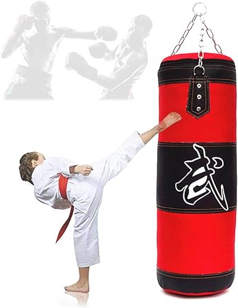 Grist Cc Kampfsport Leer Boxsack Sandsacke Punching Bag Boxen Kickboxen Boxsport Fur Box Und Kickbox Training 80cm Amazon De Kuche Haushalt