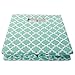 DII Hard Sided Collapsible Fabric Storage Container for Nursery, Offices, & Home Organization, (11x11x11) - Lattice Aqua