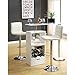 Coaster Furniture Bar Table W/Wine Storage White 120452