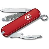 Victorinox Rally Swiss Army Knife, 9-Function Pocket Knife, Multi Tool, Red | Swiss-made multitool, compact design, stainless