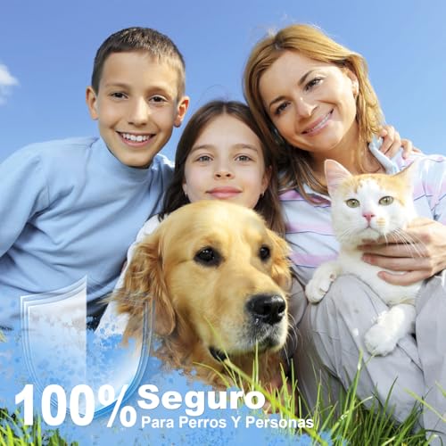 Dog Repeller, Anti Bark for Ultrasonic Dogs 3 Modes, Safe and Humane Device to Stop Barking, 15M Range, Portable with LED Flashlight, for Small, Medium, and Large Dogs