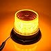 Amber LED Strobe Light,LED Emergency Vehicle Magnetic Mount Warning Strobe and Rotating Flashing Light Beacon Pattern for Cars and Trucks (30 LED)