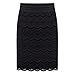 AOMEI Women's Lace High Waist Pencil Skirts