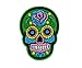 Babycola's Mum 8 PCS Punk Patches, Skull Patches, Mexican Sugar Skull Embroidered Iron on Patch, Assorted Color