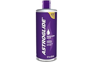 Astroglide Liquid Personal Lubricant (12oz), Water Based Lube, Dr. Recommended Brand, FDA Cleared, Long Lasting, for Men, Wom