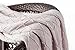 BOURINA Textured Solid Soft Sofa Throw Couch Cover Knitted Decorative Blanket,50