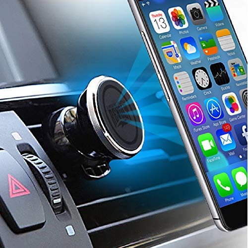 VENTGRIP Car Phone Mount - Magnetic Holder - Vent Clips on to Auto AC Vent - Spark Revolt - 2 Pack