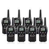 Midland LXT500VP3 2 Way Radio 8 PACK Plus Rechargeable Batteries and Chargers