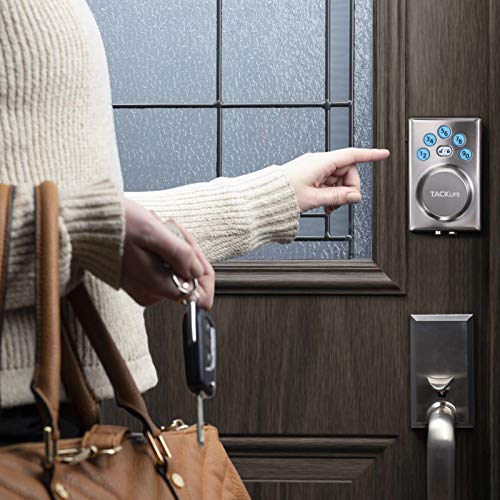 TACKLIFE Fingerprint Door Lock, Keypad Deadbolt Lock with Fingerprint