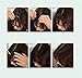 Remeehi Gorgeous Real Human Hair Flat Bangs/Fringe Hand Tied Bangs with Temples Mini Fashion Clip-in Hair Extension Natural Black