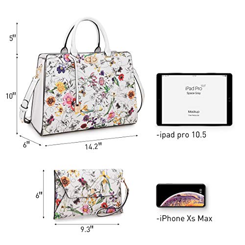 Womens-Satchel-Handbags-Top-Handle-Stylish-Purse-Vegan-Leather-Shoulder-Bags-for-Women-Wallet-Set