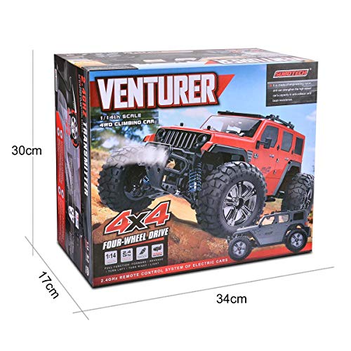 MKZDGM RC Autos Offroad Ferngesteuertes Auto 4WD 2,4GHz Radio RC Rock Rennauto Elektroauto RTR Hobby-Spielzeug im… – Bild 8