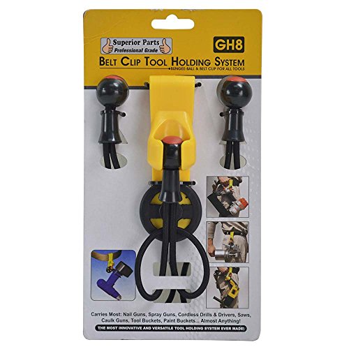 Superior Parts GH8 Rubber Belt Hook Tool Holder System with 3 Ball Bungees - Thumbnail 2