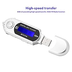 USB MP3 Player with with LCD Screen, Portable Audio
