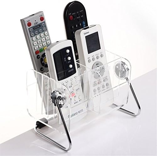 Emndr Home Storage Stand Shelf Acrylic Rotate TV Remote Control Clear Holder Mobile Phone Key Pen Glasses Rack Cosmetic Organizer Multifunctional Box
