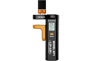 Battery Tester - Home Battery Tester | Portable Battery Testing Device with Digital Display - Lightweight & General Battery L