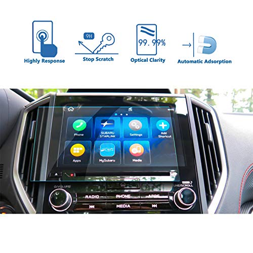 2019 Forester 8-Inch Starlink Car Navigation Screen Protector Tempered Glass Audio Infotainment Display Center Touch Protective Film Scratch-Resistant, LFOTPP High Clarity 8-Inch
