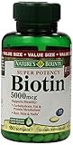 Natures Bounty Super Potency Biotin 5000 mcg 150 Softgels