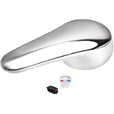 uxcell Faucet Lever Handle,40mm Cartridge Single Metal Lever Handle Replacement