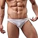 Men's Underwear,Neartime Transparent Ultra Thin Breathable Underwear For Mens (L, White)