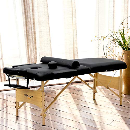 Uenjoy Massage Table 84'' Professional Folding Massage Bed Deluxe Model