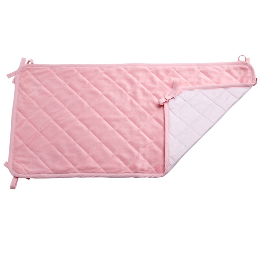 NoJo Coral Fleece Sheet Savers Pink, Pack of 2 Crib