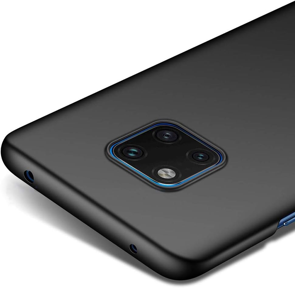 Richgle Huawei Mate 20 Pro (6.39") Case, Black Ultra Slim Protective Case Hard Cover Shell for Huawei Mate 20 Pro (6.39") RG00226